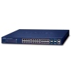 OPRAVENÉ - Planet SGS-5240-24P4X L2/L3 PoE switch, 24x 1GE, 4x 10G SFP+, PoE 802.3at 30/370W, stohování