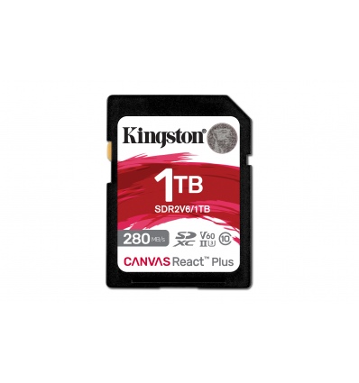 Kingston Canvas React Plus/SDHC/1TB/UHS-II U3 / Class 10