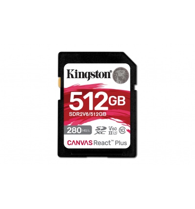 Kingston Canvas React Plus/SDHC/512GB/UHS-II U3 / Class 10