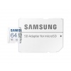 Samsung EVO Plus/micro SDXC/64GB/UHS-I U1 / Class 10/+ Adaptér/Bílá