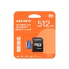 ADATA MicroSDXC 512GB UHS-I 100/25MB/s + adapter