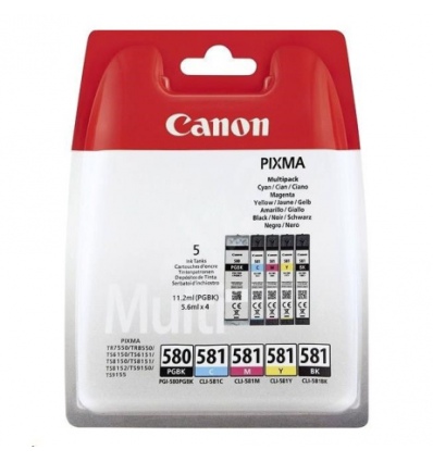 Canon PGI-580/CLI-581 PGBK/C/M/Y/BK MULTI