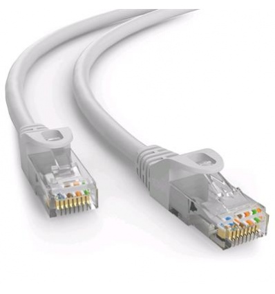 Kabel C-TECH patchcord Cat6e, UTP, šedý, 10m