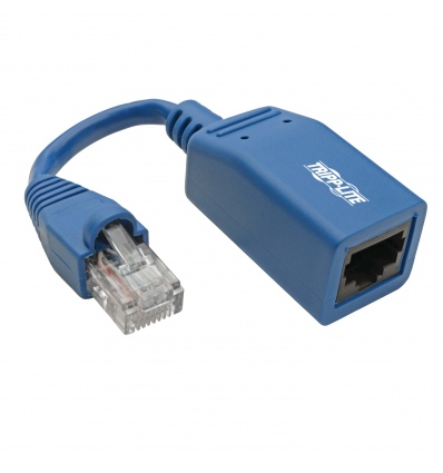 Tripplite Adaptér Ethernet Cable / Cisco Console Rollover Cable (RJ45 Samec/Samice), modrá, 12.7cm