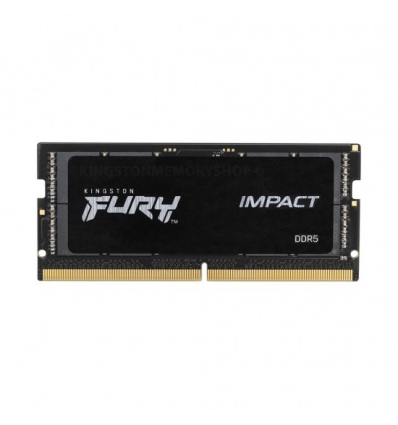 Kingston FURY Impact/SO-DIMM DDR5/16GB/6000MHz/CL38/1x16GB/Black