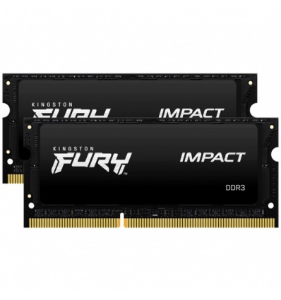 Kingston FURY Impact/SO-DIMM DDR3L/16GB/1866MHz/CL11/2x8GB/Black