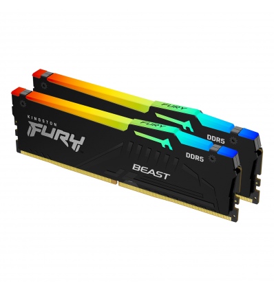 Kingston FURY Beast EXPO/DDR5/64GB/6000MHz/CL36/2x32GB/RGB/Black
