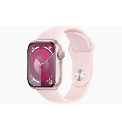 Apple Watch S9/41mm/Pink/Sport Band/Light Pink/-S/M