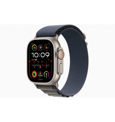 Apple Watch Ultra 2/49mm/Titan/Sport Band/Blue Alpine/Large