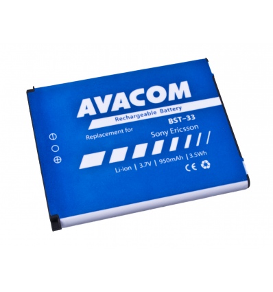 Baterie AVACOM GSSE-W900-S950A do mobilu Sony Ericsson K550i, K800, W900i Li-Ion 3,7V 950mAh (náhrad