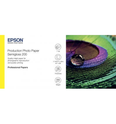 EPSON Production Photo Paper Semigloss 200 44"x30m