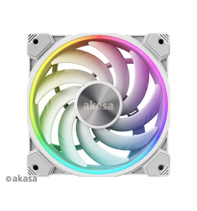 ventilátor Akasa - 12 cm - SOHO AR argb bílý