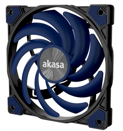 přídavný ventilátor Akasa 12 cm Alucia XS12 modrý