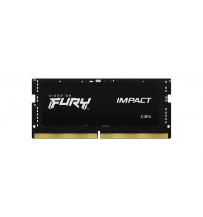 Kingston FURY Impact/SO-DIMM DDR5/16GB/4800MHz/CL38/1x16GB/Black