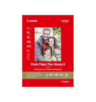 Canon PP-201, 13x18cm fotopapír lesklý, 20ks, 275g
