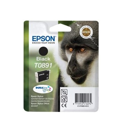 EPSON Black Ink Cartridge SX10x 20x 40x (T0891)