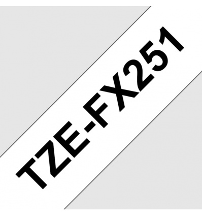 TZE-FX251, černý tisk na bílé, šířka 24 mm
