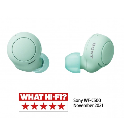 Sony True Wireless WF-C500, zelená