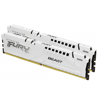 Kingston FURY Beast White/DDR5/32GB/6000MHz/CL30/2x16GB/White