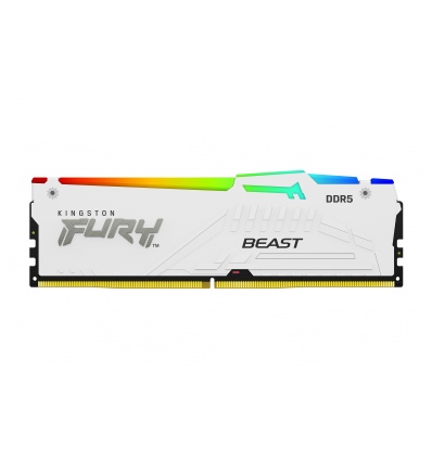 Kingston FURY Beast/DDR5/32GB/6000MHz/CL30/1x32GB/RGB/White