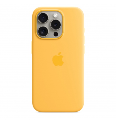 iPhone 15 Pro Silicone Case with MS - Sunshine