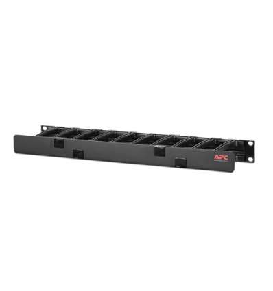 Horizontal Cable Manager, 1U Single Side w.Cover