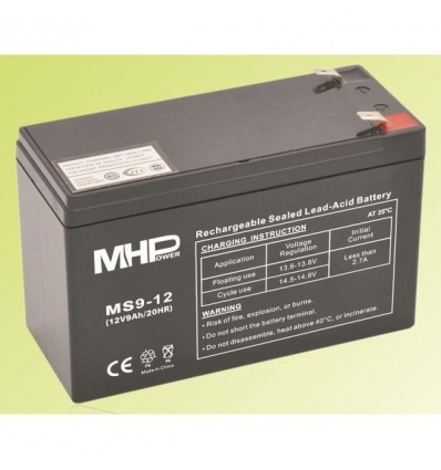 Pb akumulátor MHPower VRLA AGM 12V/9Ah (MS9-12)