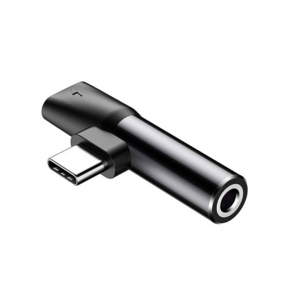 Baseus CATL41-01 Rozbočovač USB-C/3.5mm Jack Black