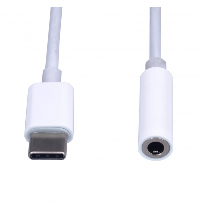 PremiumCord redukce USB-C na jack 3,5mm, 10 cm