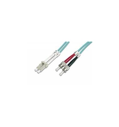 Optický patch kabel duplex LC-ST 50/125 MM 1m OM3