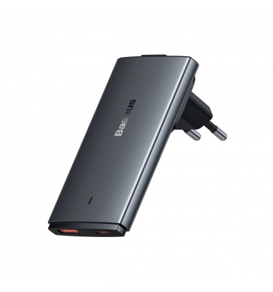 Baseus Nabíječka do sítě GaN5 Pro Ultra Slim USB-C/USB-A 65 W šedá