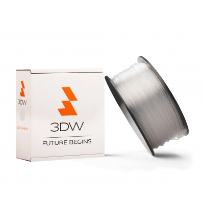 3DW - PLA filament 1,75mm transparent, 0,5 kg,190-210°C