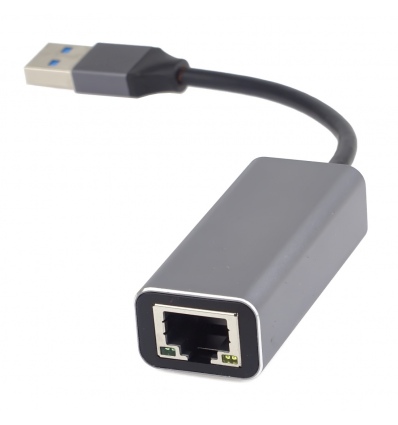 PremiumCord adaptér USB3.0 - LAN RJ45 ETHERNET 10/100/1000 MBIT Aluminium