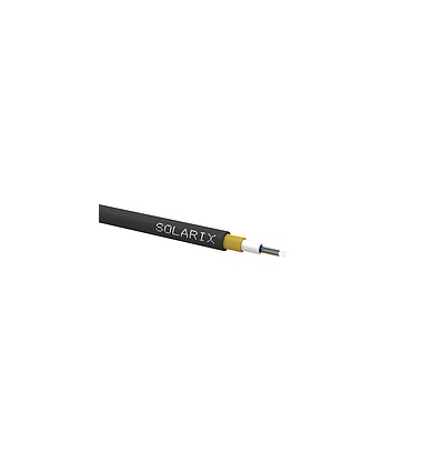 Zafukovací kabel MINI 8vl 9/125 HDPE Fca černý, cena za metr