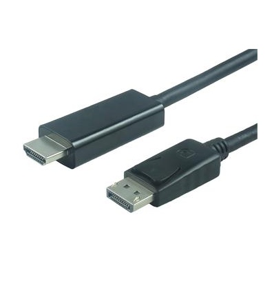 PremiumCord DisplayPort na HDMI kabel 2m M/M