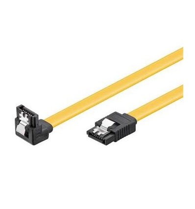 PremiumCord SATA 3.0 datový kabel, 6GBs, 90°, 0,7m