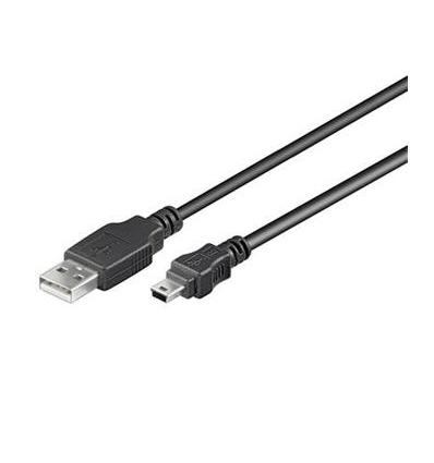 PremiumCord Kabel mini USB 2.0, A-B, 5pinů, 3m