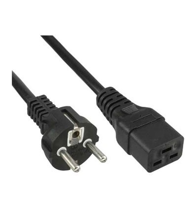 PremiumCord Kabel síťový k počítači 230V 16A 3m IEC 320 C19 konektor