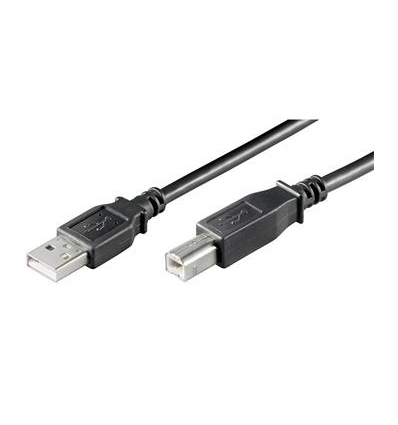 PremiumCord Kabel USB 2.0, A-B, 2m, černý