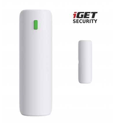 iGET SECURITY EP4 - bezdrátový magnetický senzor pro dveře/okna pro alarm M5, výdrž batt. až 5 let