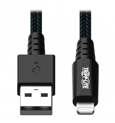 Tripplite Kabel USB-A / Lightning Synchronizace/Nabíjení, UHMWPE, Aramid Fibers, MFi Cert, 0.31m