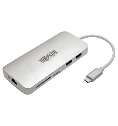 Tripplite Dokovací stanice USB-C/HDMI,USB 3.2 Gen 1,USB-A/C,GbE,paměťová karta,60W nabíjení