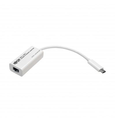 Tripplite Adaptér USB-C / Gigabit Network Adapter, Thunderbolt 3 kompatibilní, bílá