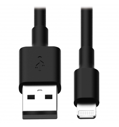 Tripplite Kabel USB-A 2.0/Lightning Synch/Nabíjení,MFi Certified,Samec/Samec,černá,0.3m,10ks
