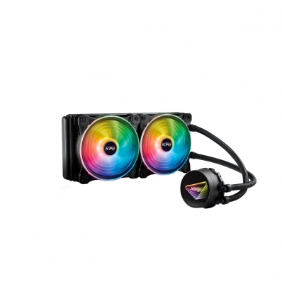 XPG Levante X 240 vodní chlazení CPU, RGB, černá