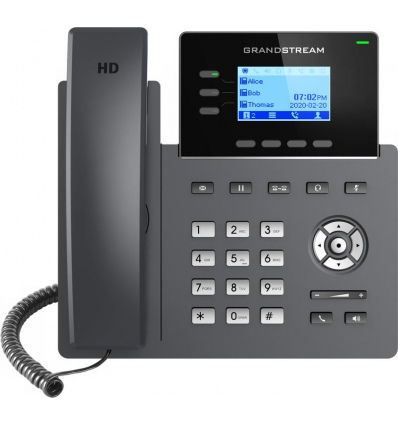 Grandstream GRP2603P SIP telefon, 2,48" LCD podsv. displej, 6 SIP účty, 2x1Gbit port, PoE
