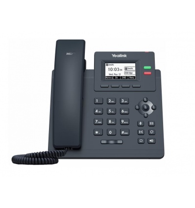 Yealink SIP-T31G SIP telefon, PoE, 2,3" 132x64 nepodsv. LCD, x SIP úč., GigE