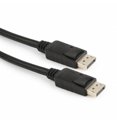 Gembird kabel DisplayPort M/M, zlac., 1m, černý