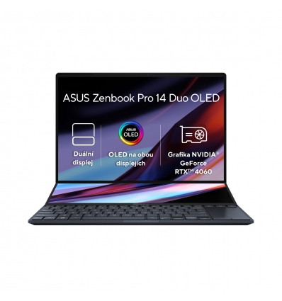ASUS Zenbook Pro Duo 14 OLED/UX8402VV/i9-13900H/14,5"/2880x1800/T/32GB/2TB SSD/RTX 4060/W11P/Black/2
