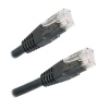 XtendLan Patch kabel Cat 6 UTP 0,25m - černý